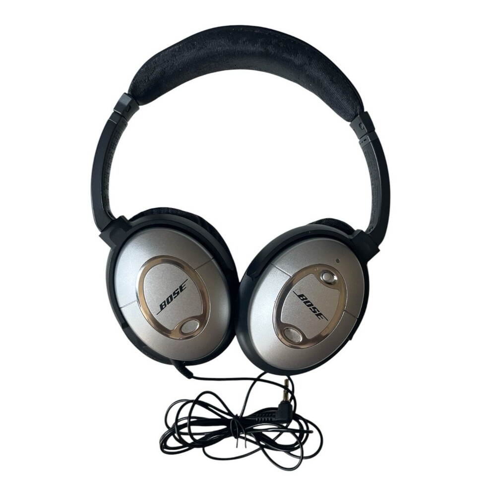 Bose QuietComfort 2 Acoustic Noise Cancelling Headphones with Case Working READ